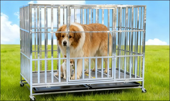 Galvanized Steel Kennel Cages