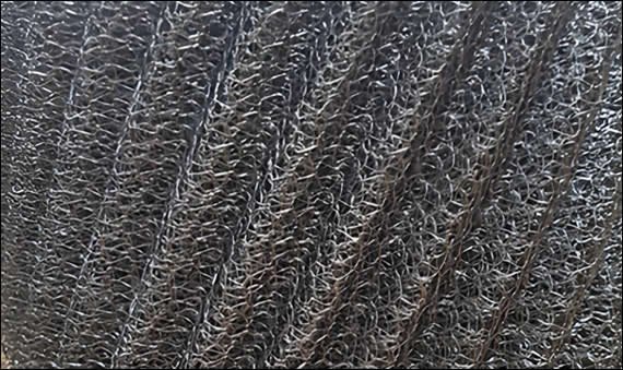 Knitted wire mesh roll 304 316100–600 mm width