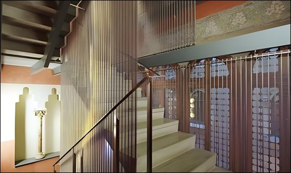 Woven Decorative Mesh is used for wall partitions
