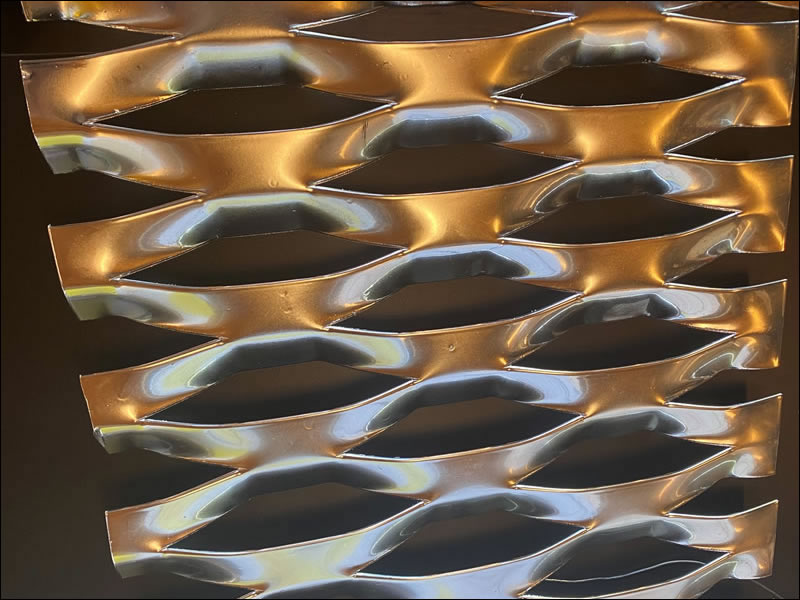 Architectural Decorative Metal: Expanded Metal Louver Mesh