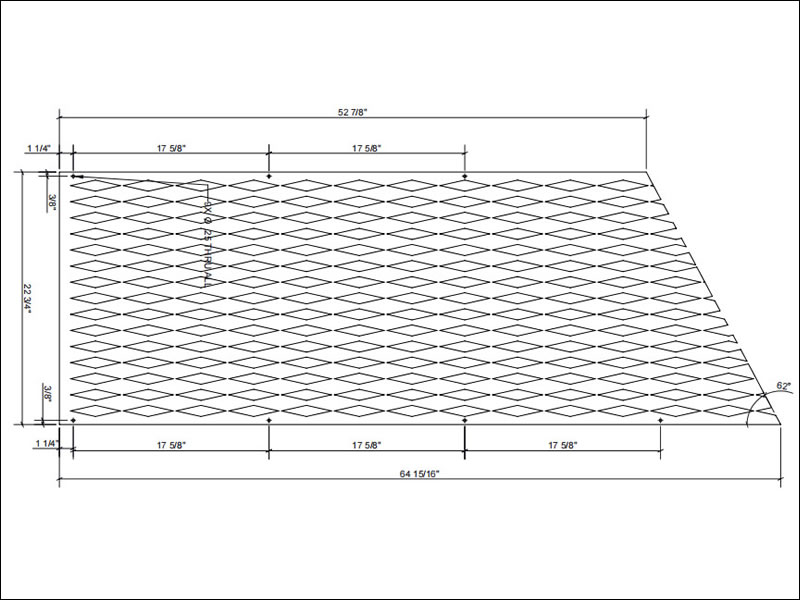 Architectural Expanded Metal Louver Mesh